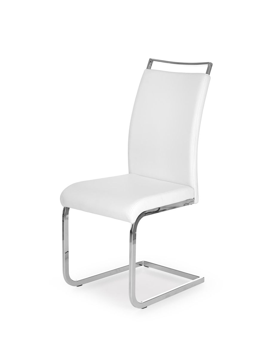 Jedálenská stolička K250 - biela / chróm - nabbi.sk