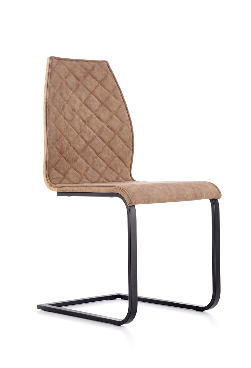 Jedálenská stolička K265 - hnedá / dub zlatý - nabbi.sk