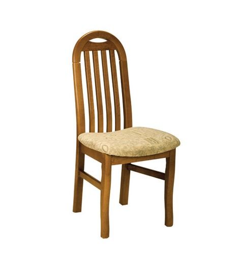 Jedálenská stolička Owal 2 - drevo D3 / béžový vzor - nabbi.sk