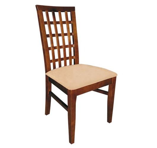 Jedálenská stolička Parma - drevo D3 / svetlomarhuľová (Rose white) - nabbi.sk