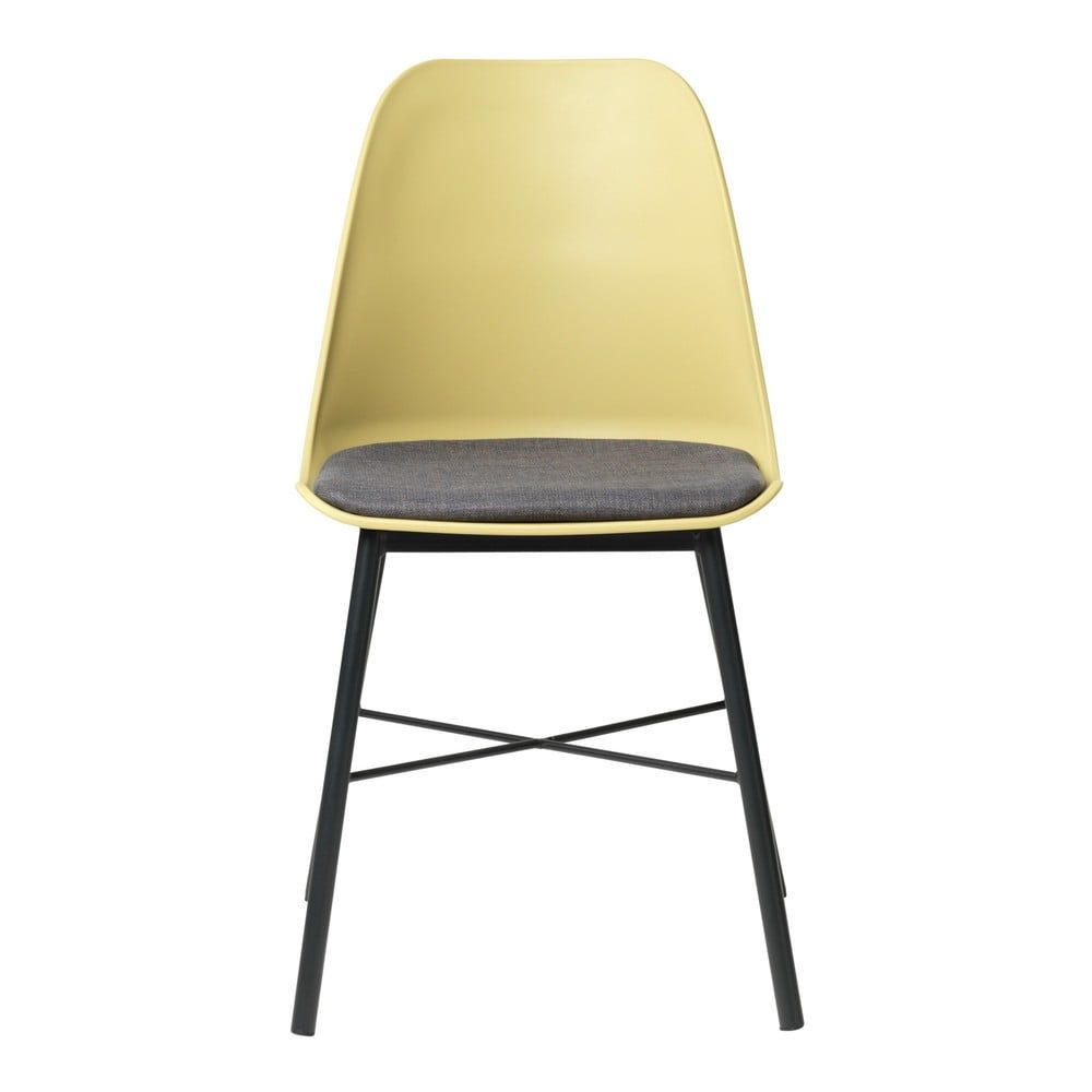 Súprava 2 žlto-sivých stoličiek Unique Furniture Whistler - Bonami.sk