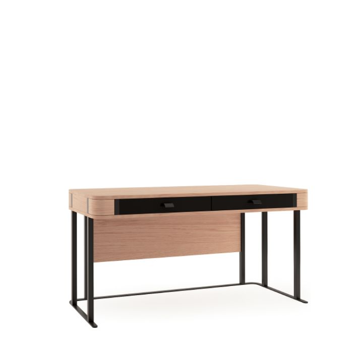 Písací stôl Grande GR - dub (Grande 01) / čierna - nabbi.sk