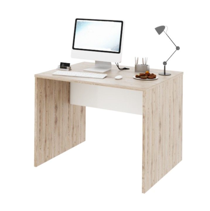 Písací stôl Rioma Typ 12 - san remo / biela - nabbi.sk