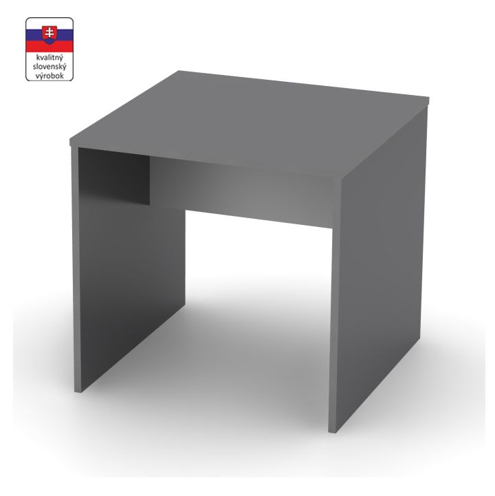 Písací stôl Rioma Typ 17 - grafit / biela - nabbi.sk