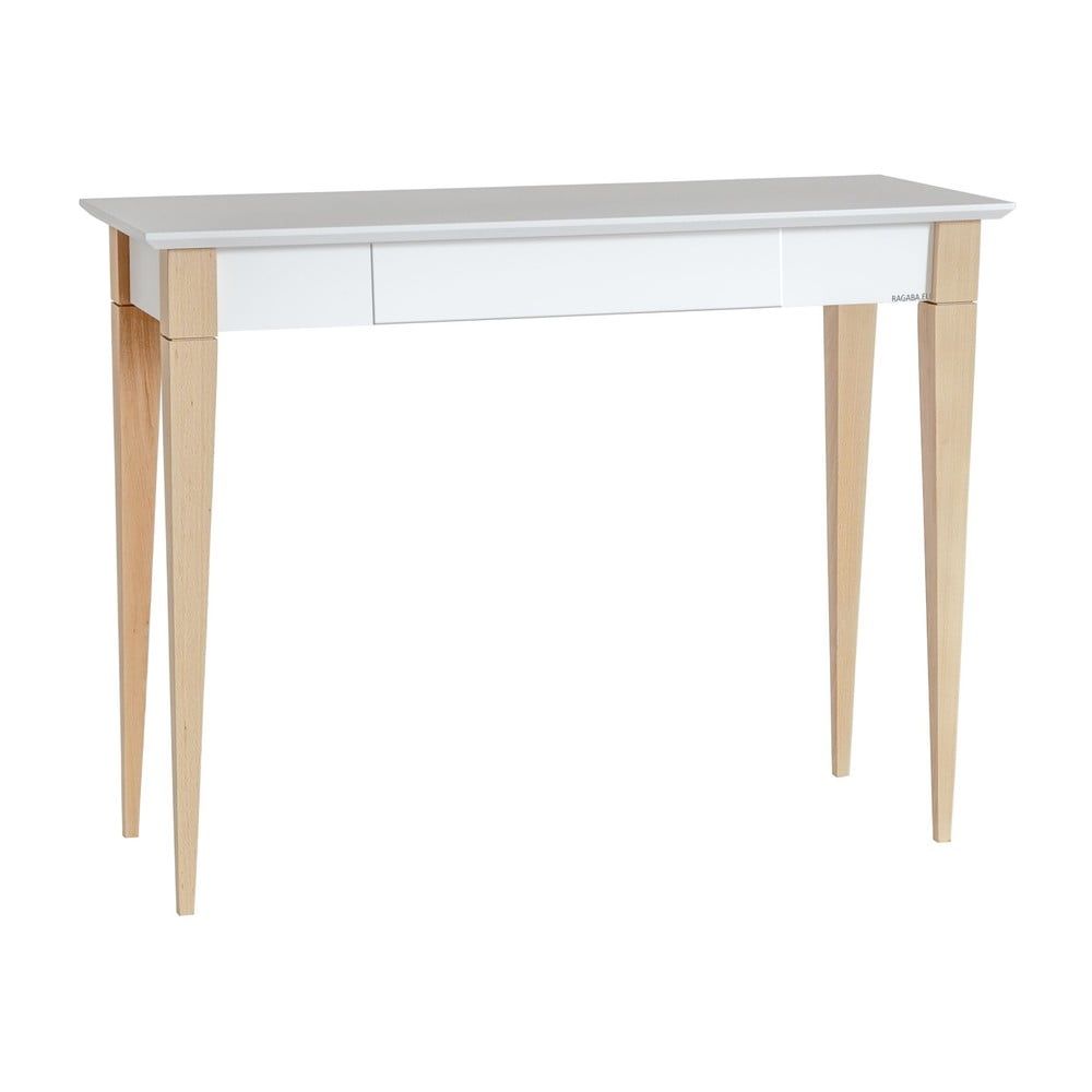 Biely pracovný stôl Ragaba Mimo, šírka 105 cm - Bonami.sk