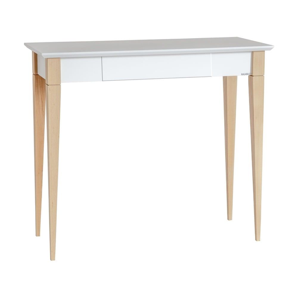 Biely pracovný stôl Ragaba Mimo, šírka 85 cm - Bonami.sk