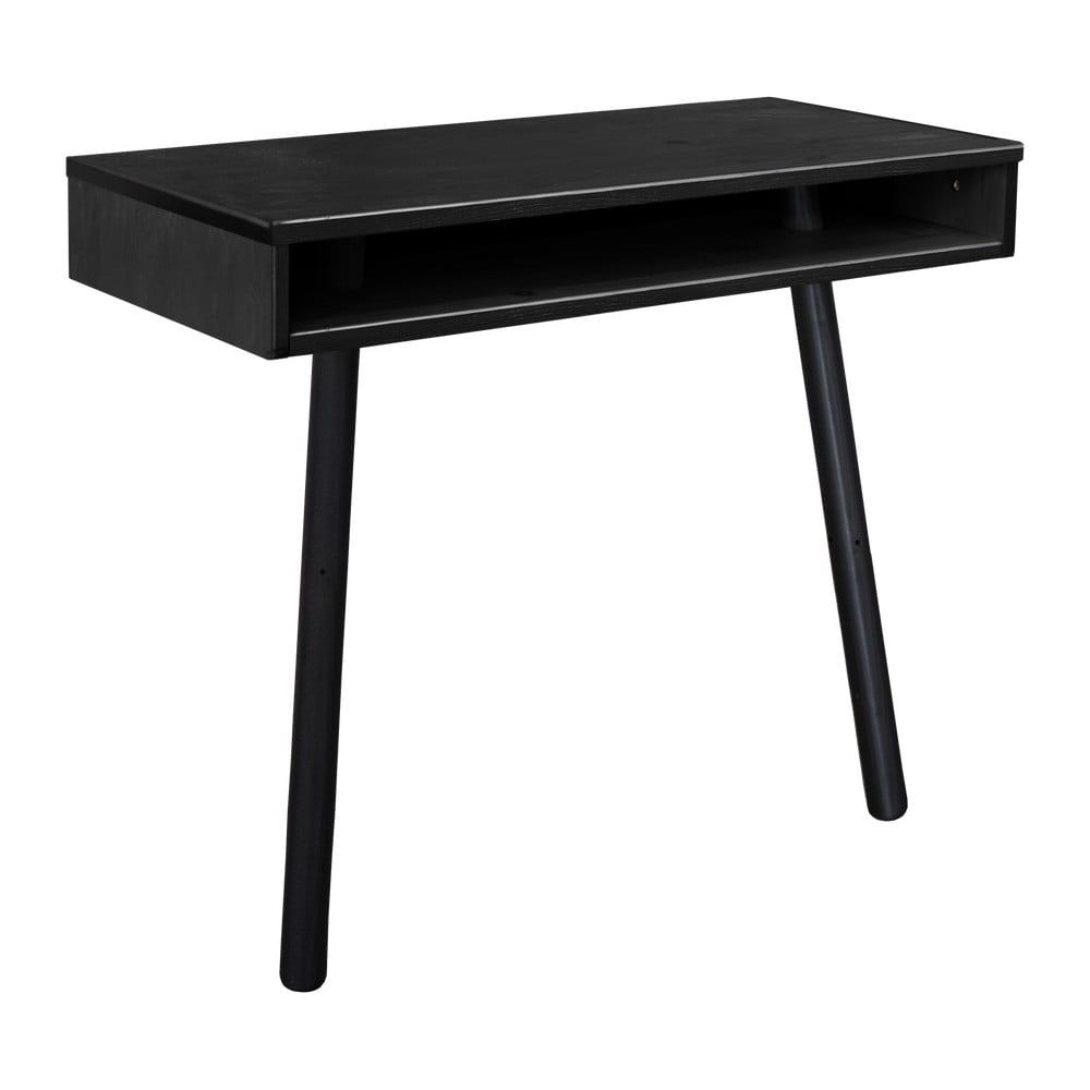 Čierny stolík z borovicového dreva Karup Design Capo Black - Bonami.sk