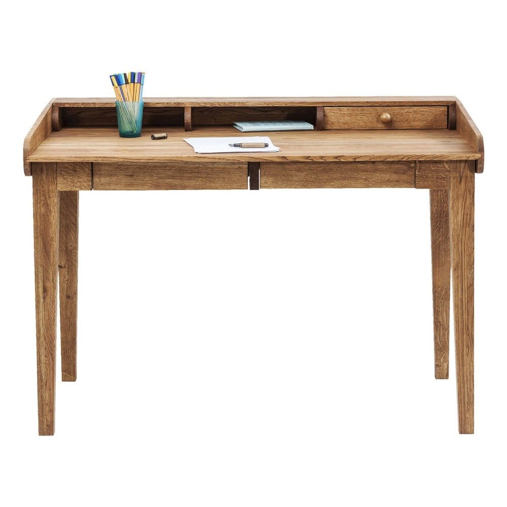 Pracovný stôl z masívneho dubového dreva Kare Design Attento - Bonami.sk