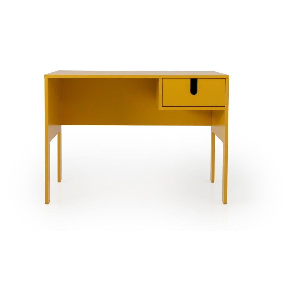 Žltý pracovný stôl Tenzo Uno - Bonami.sk
