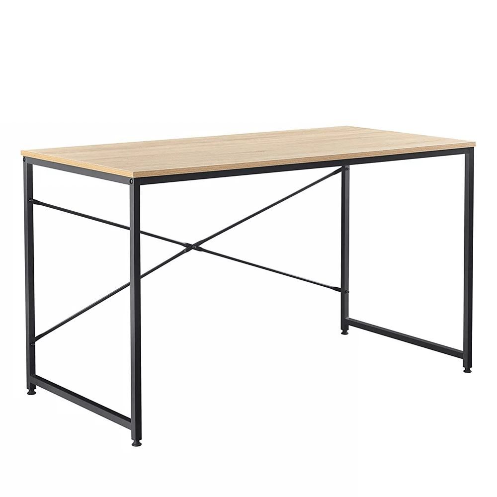 Písací stôl Mellora - dub / čierna - dekorhome.sk