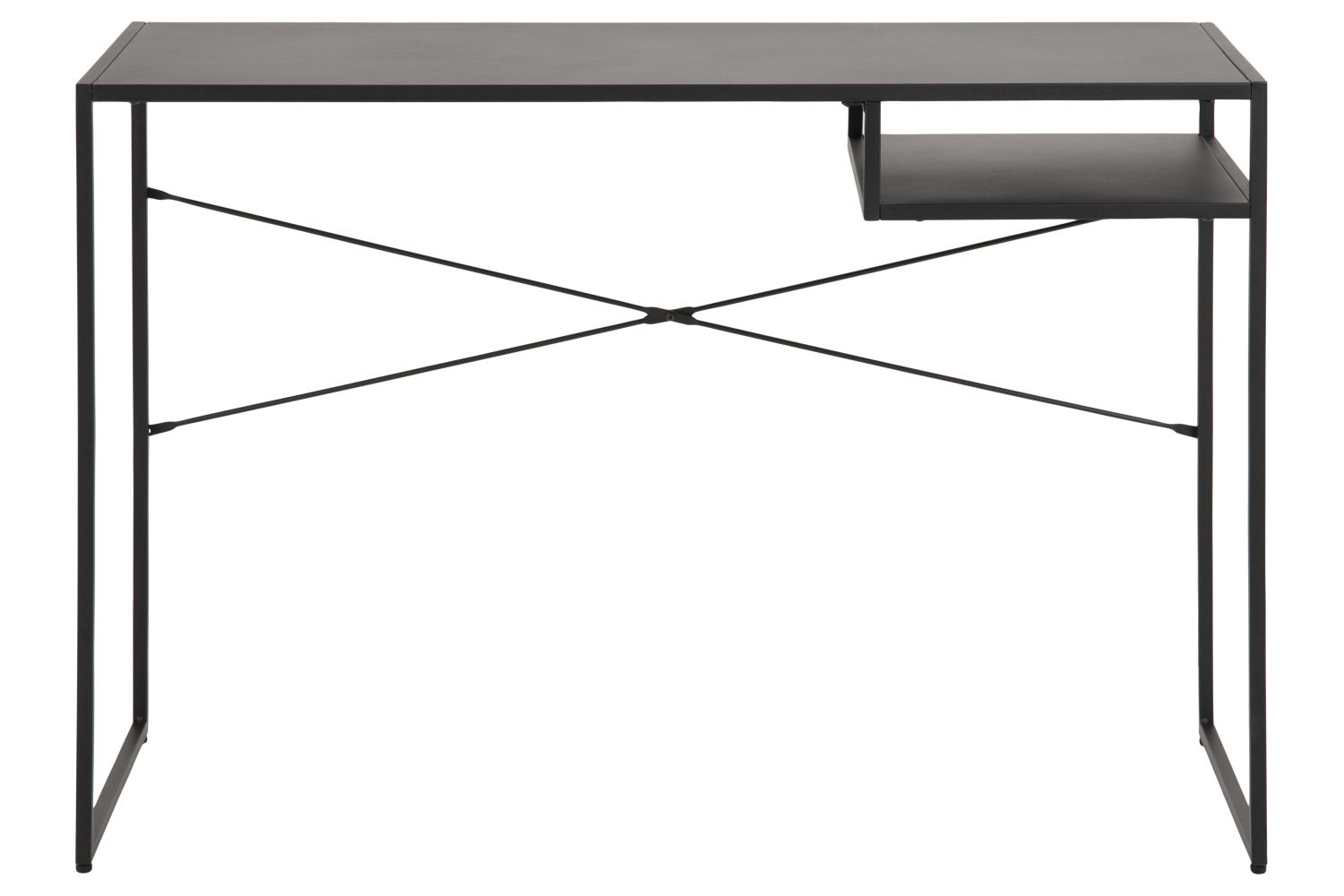 Dkton Dizajnový písací stôl Layton čierny - ESTILOFINA.SK