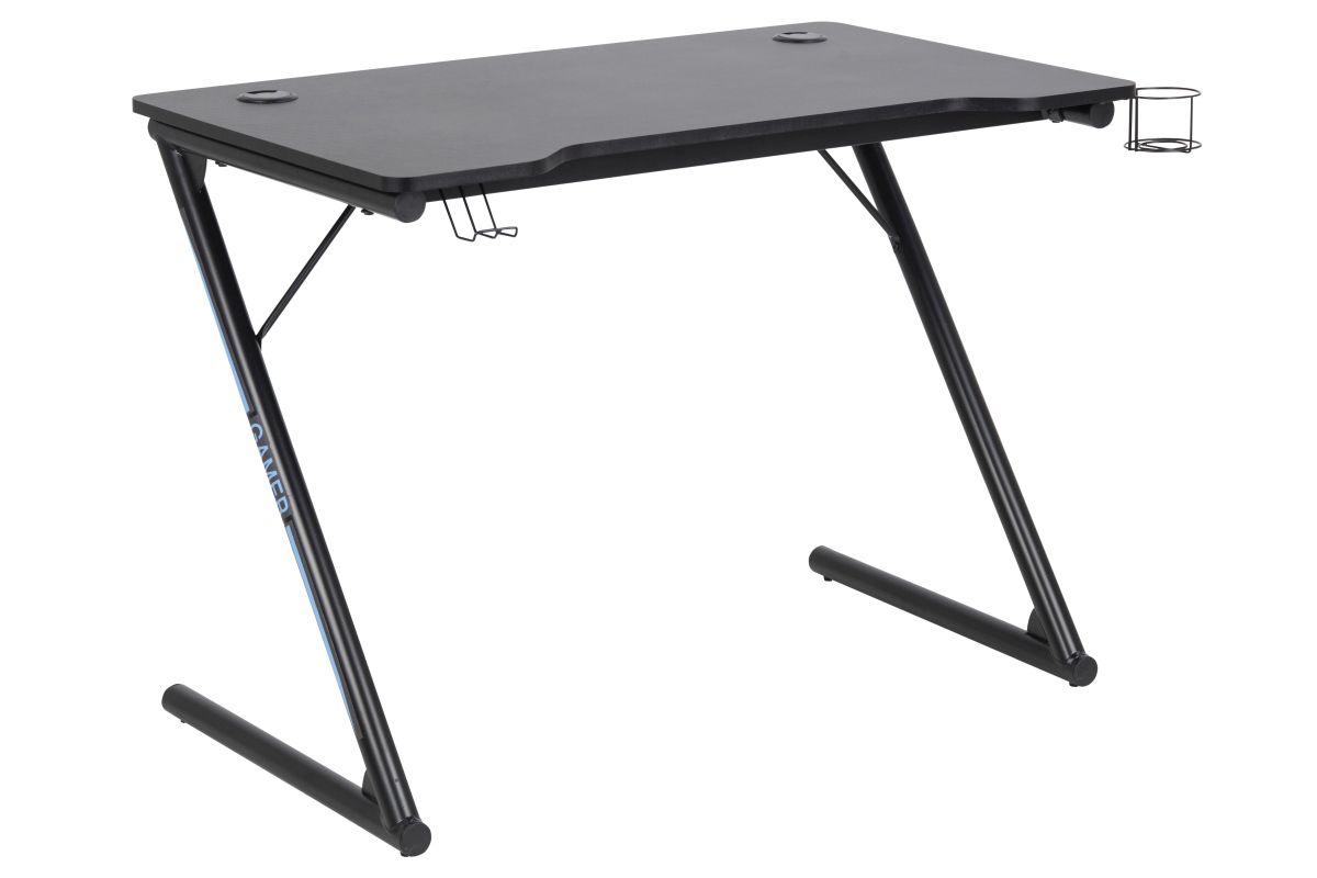 Dkton Dizajnový písací stôl Naretha 100 cm, čierny - ESTILOFINA.SK