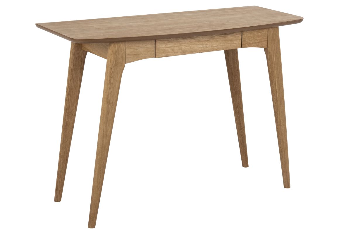 Dkton Dizajnový písací stôl Narnia 105 cm, olejovaný dub - ESTILOFINA.SK