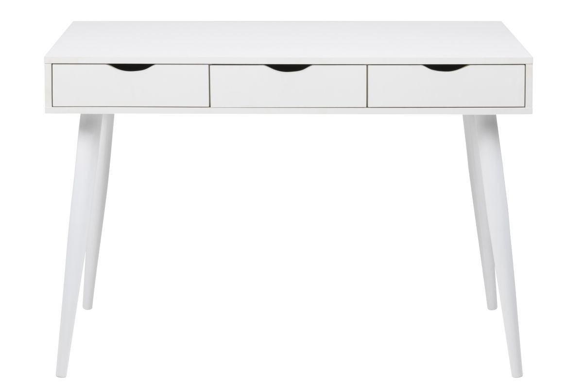 Dkton Dizajnový písací stôl Nature 110 cm, biely - ESTILOFINA.SK