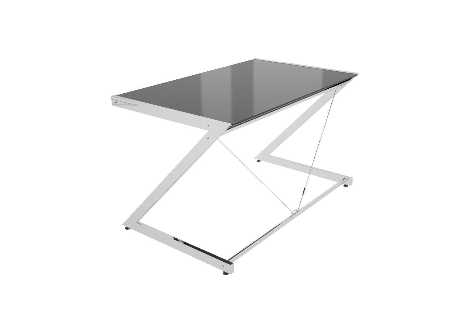Meble PL Dizajnový stôl Brik chrómovaný čierna - ESTILOFINA.SK