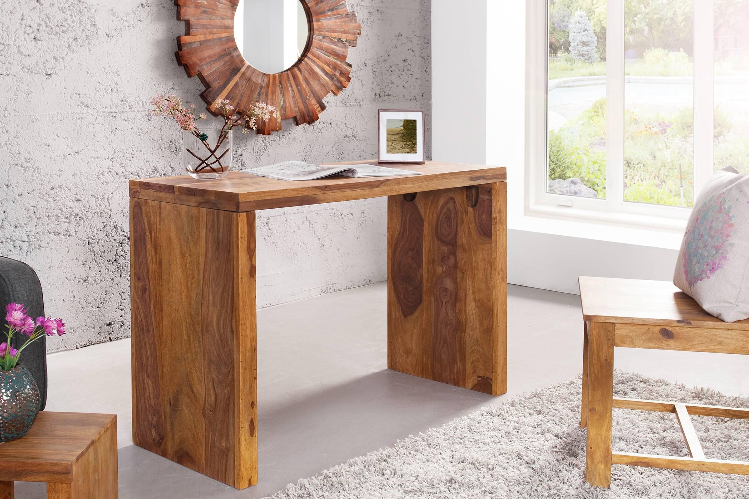 LuxD Písací stolík Timber Honey - ESTILOFINA.SK