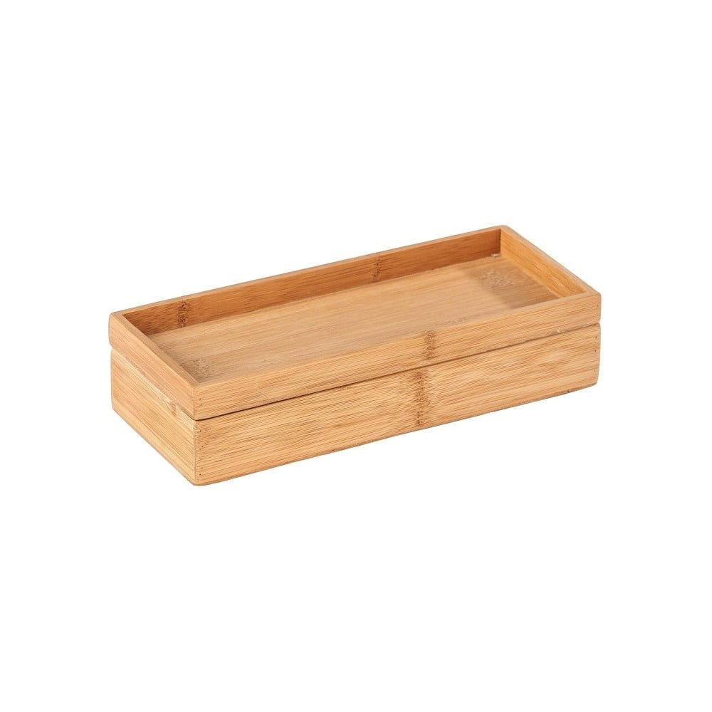 Bambusový úložný box s podnosom Wenko Terra - Bonami.sk