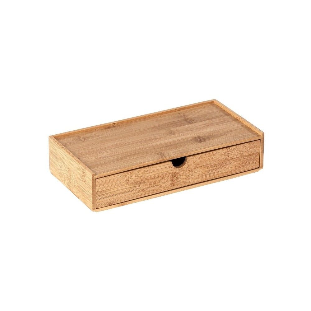 Bambusový úložný box s priehradkou Wenko Terra - Bonami.sk