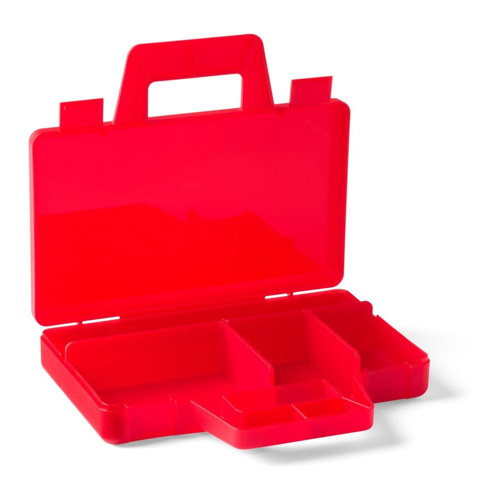 Červený úložný box LEGO® To Go - Bonami.sk