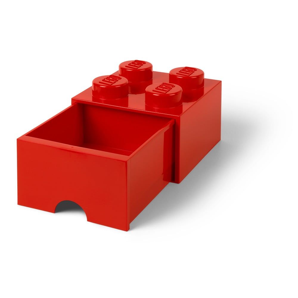 Červený úložný box so zásuvkou LEGO® - Bonami.sk