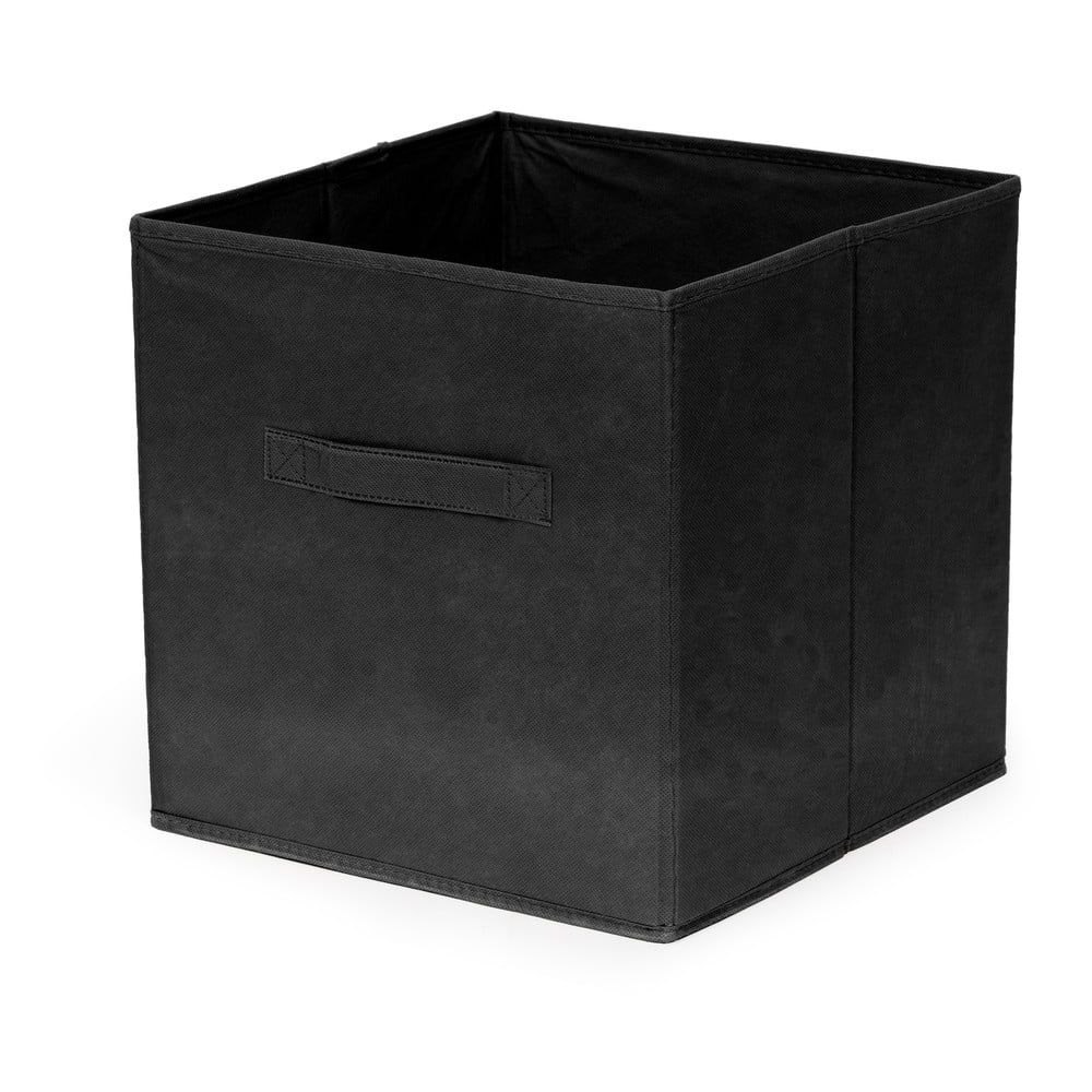 Čierny skladací úložný box Compactor Foldable Cardboard Box - Bonami.sk