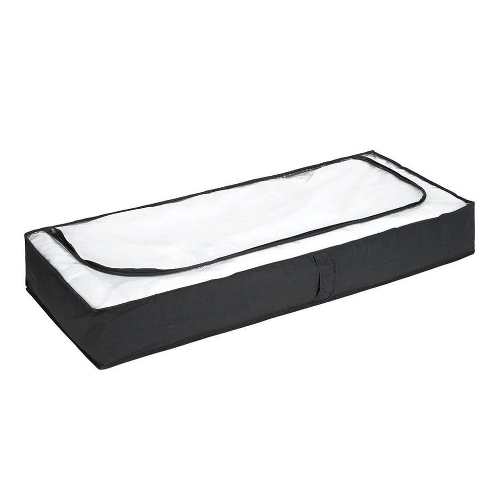 Čierny úložný box pod posteľ Wenko, 105 × 45 cm - Bonami.sk