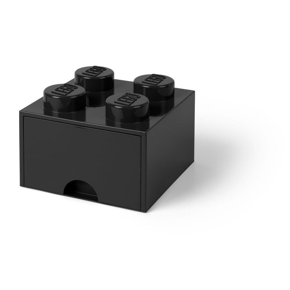 Čierny úložný box štvorec LEGO® - Bonami.sk