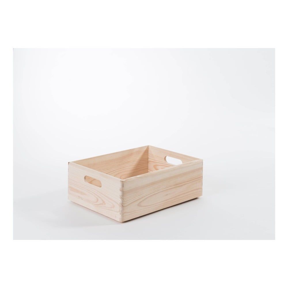 Úložný box z borovicového dreva Compactor Custom, 40 × 30 × 14 cm - Bonami.sk