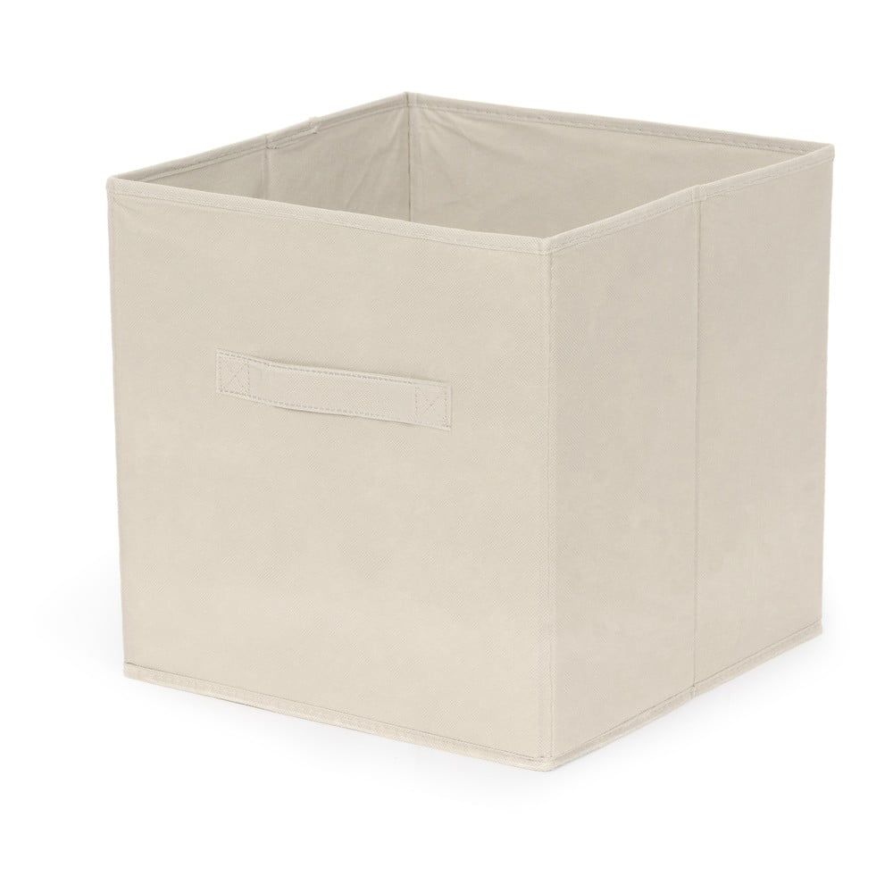 Krémový skladací úložný box Compactor Foldable Cardboard Box - Bonami.sk