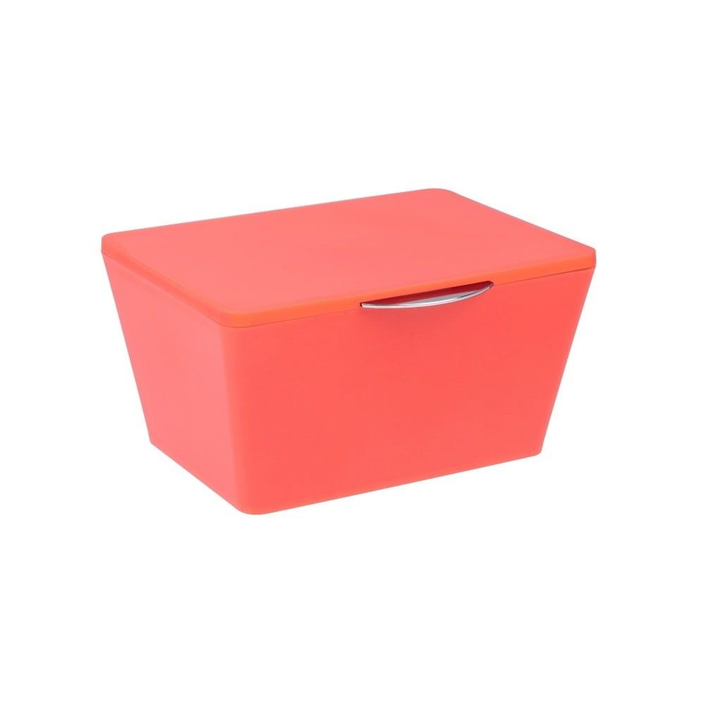 Oranžový úložný box do kúpeľne Wenko Brasil - Bonami.sk