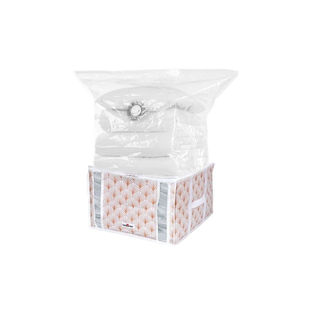 Ružový vakuový úložný box na oblečenie Compactor Signature Blush 3D Vacuum Bag, 125 l - Bonami.sk