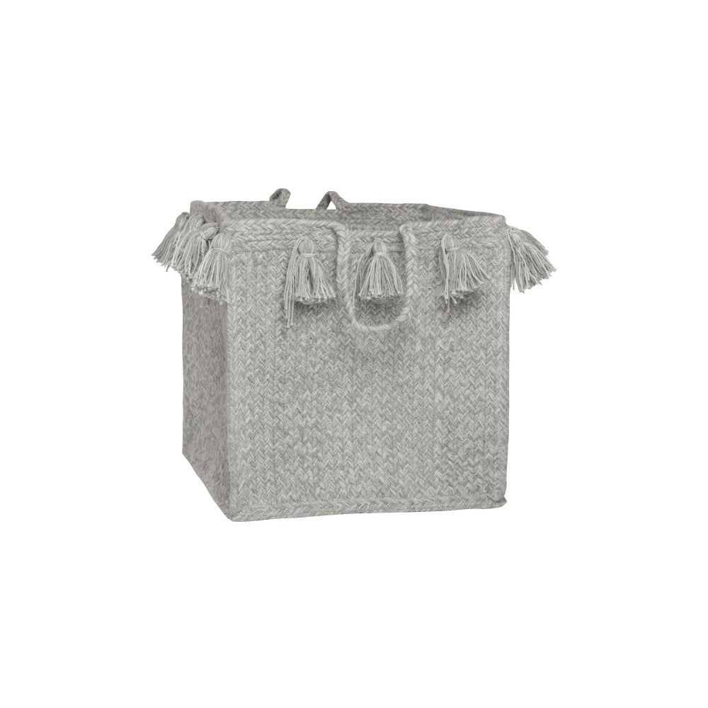 Sivý bavlnený ručne tkaný box Nattiot, ∅ 25 cm - Bonami.sk