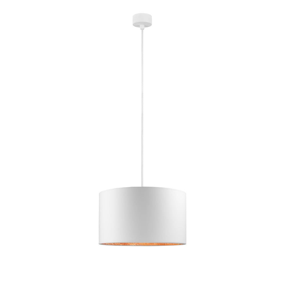 Biele stropné svietidlo s vnútrajškom v medenej farbe Sotto Luce Mika, ∅ 36 cm - Bonami.sk