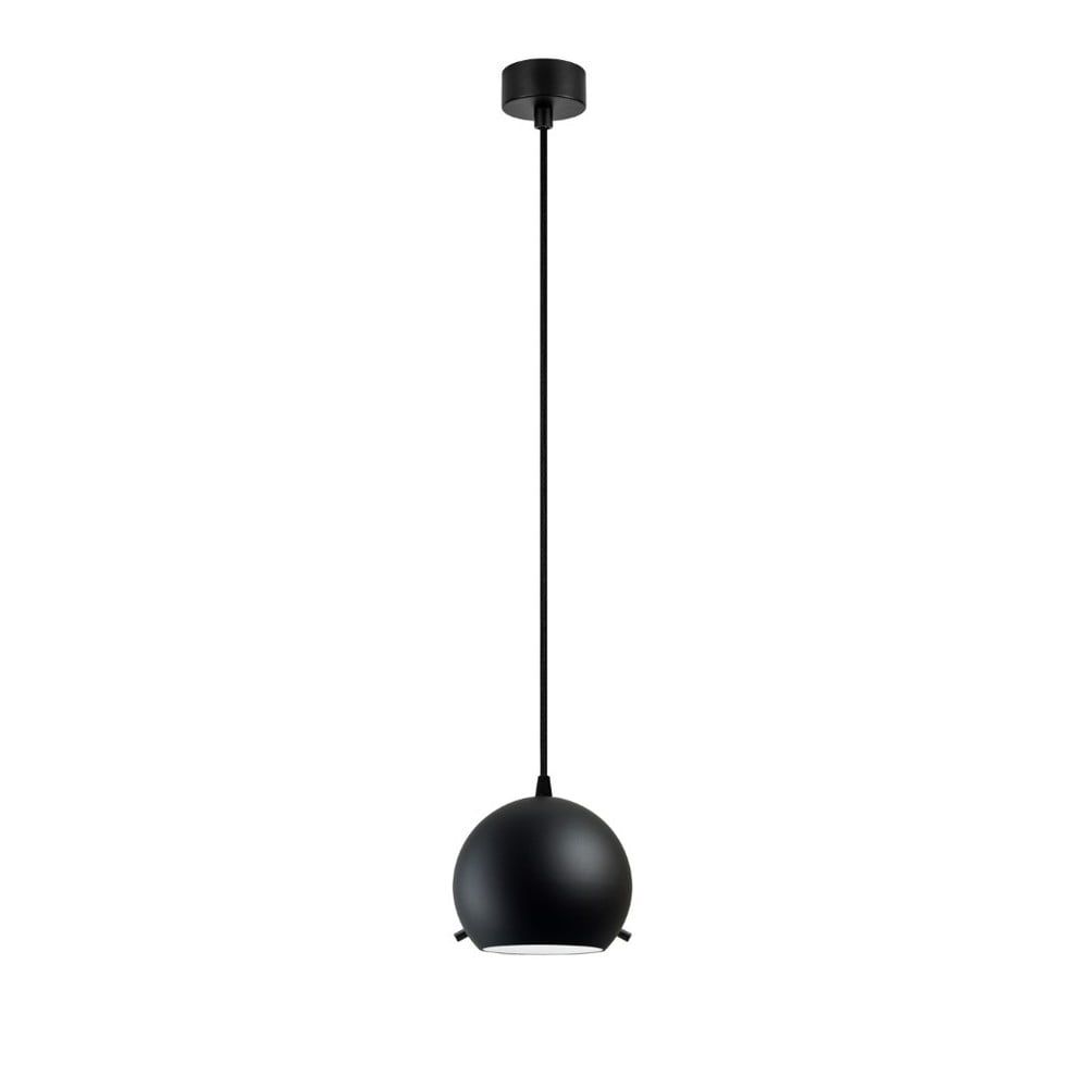 Čierne matné stropné svietidlo s čiernym káblom Sotto Luce Myoo - Bonami.sk