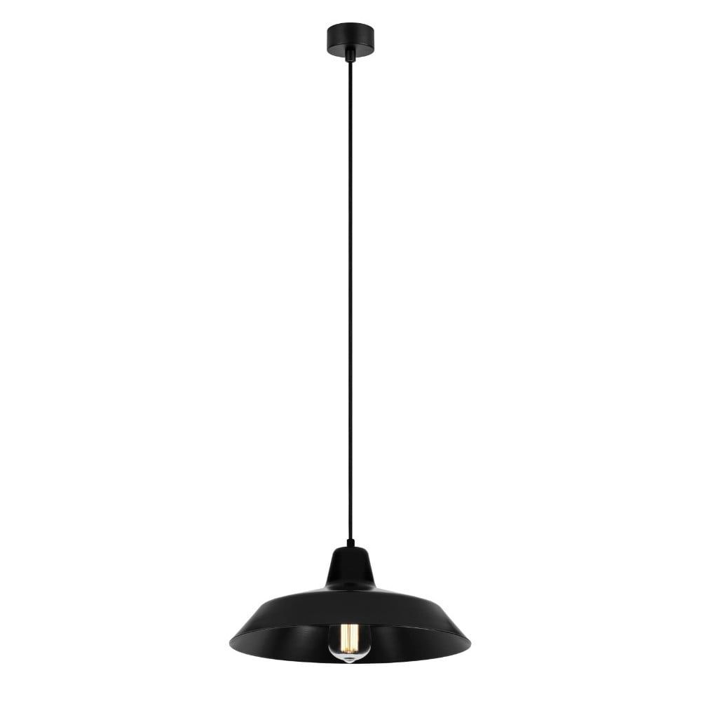 Čierne závesné svietidlo Bulb Attack Cinco, ∅ 35 cm - Bonami.sk