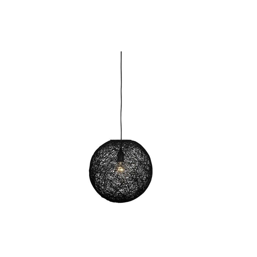 Čierne stropné svietidlo LABEL51 Twist, ⌀ 45 cm - Bonami.sk