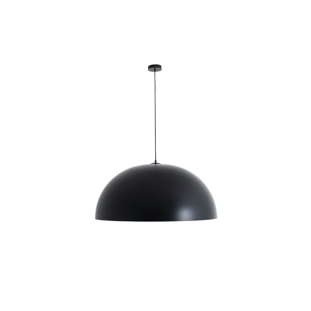 Čierne závesné svietidlo s detailom v medenej farbe Custom Form Lord, ø 90 cm - Bonami.sk