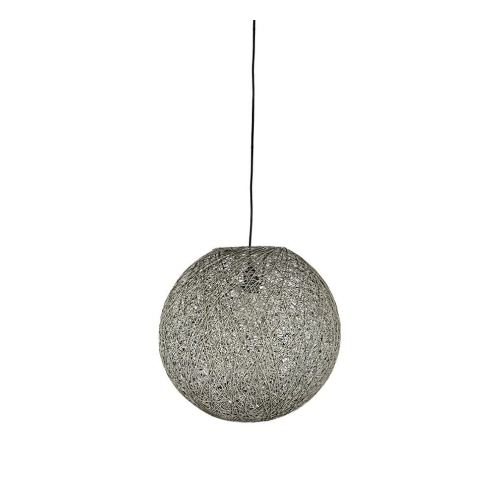 Sivé stropné svietidlo LABEL51 Twist, ⌀ 30 cm - Bonami.sk