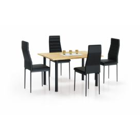 Jedálenský stôl Adonis 2 - dub zlatý / čierna