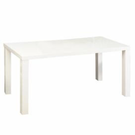 Jedálenský stôl Asper Typ 3 New - biely lesk