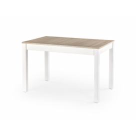 Rozkladací jedálenský stôl Maurycy - dub sonoma / biela