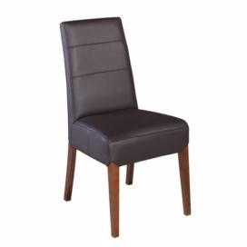 Jedálenská stolička Bianco - drevo D3 / tmavosivá (Platin)