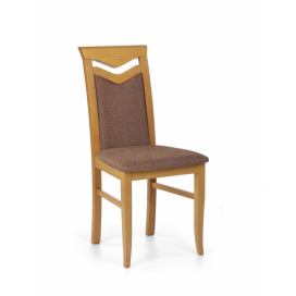 Jedálenská stolička Citrone - jelša / hnedá