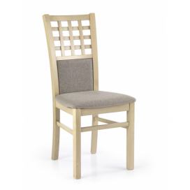 Jedálenská stolička Gerard 3 - dub sonoma / hnedá