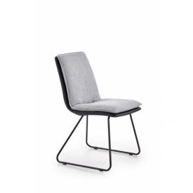 Jedálenská stolička K326 - svetlosivá / čierna