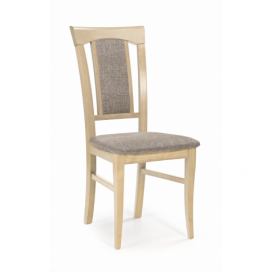 Jedálenská stolička Konrad - dub sonoma / hnedá