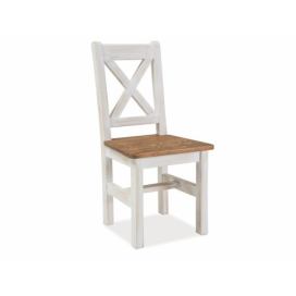 Jedálenská stolička Poprad - medovo hnedá / borovica patina