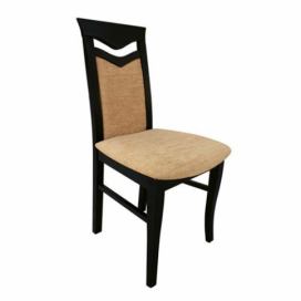 Jedálenská stolička Venezia - wenge / béžová