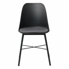 Súprava 2 čierno-sivých stoličiek Unique Furniture Whistler