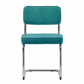 Modrá jedálenská stolička Unique Furniture Rupert Bauhaus